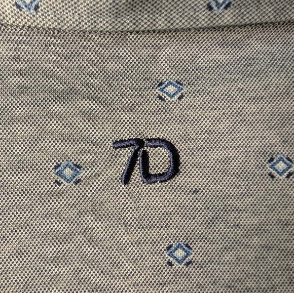 7 Diamonds Charcoal Polo Shirt - Picture 5 of 6